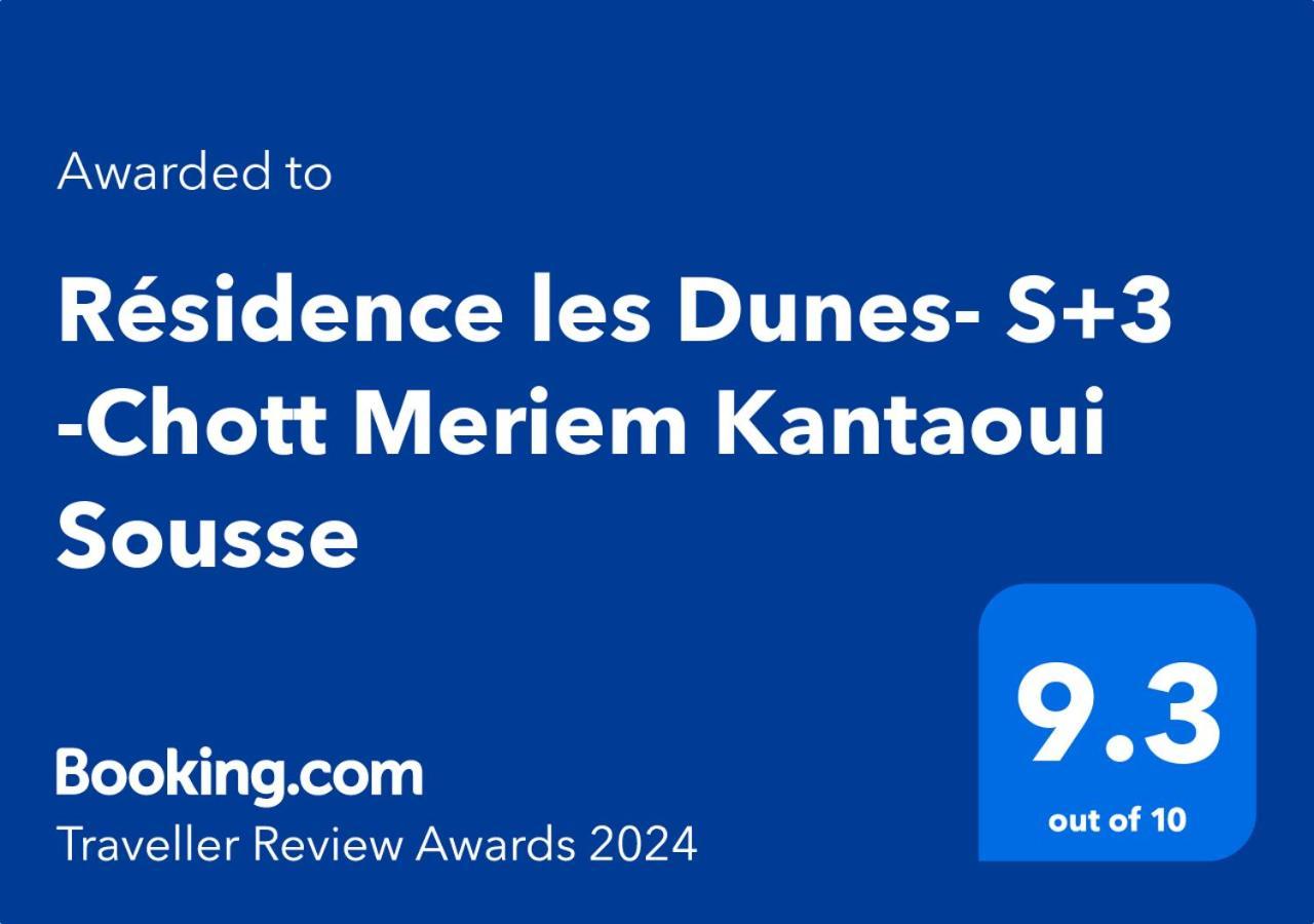Evasion Familiale Pres De De La Mer S3 Chott Meriem Kantaoui Sousse Zewnętrze zdjęcie
